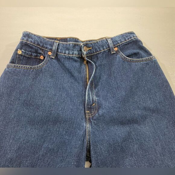 Vintage Levi’s 551 Jeans Women’s 12S Blue Denim Relaxed Tapered 90s Y2K - Picture 4 of 12